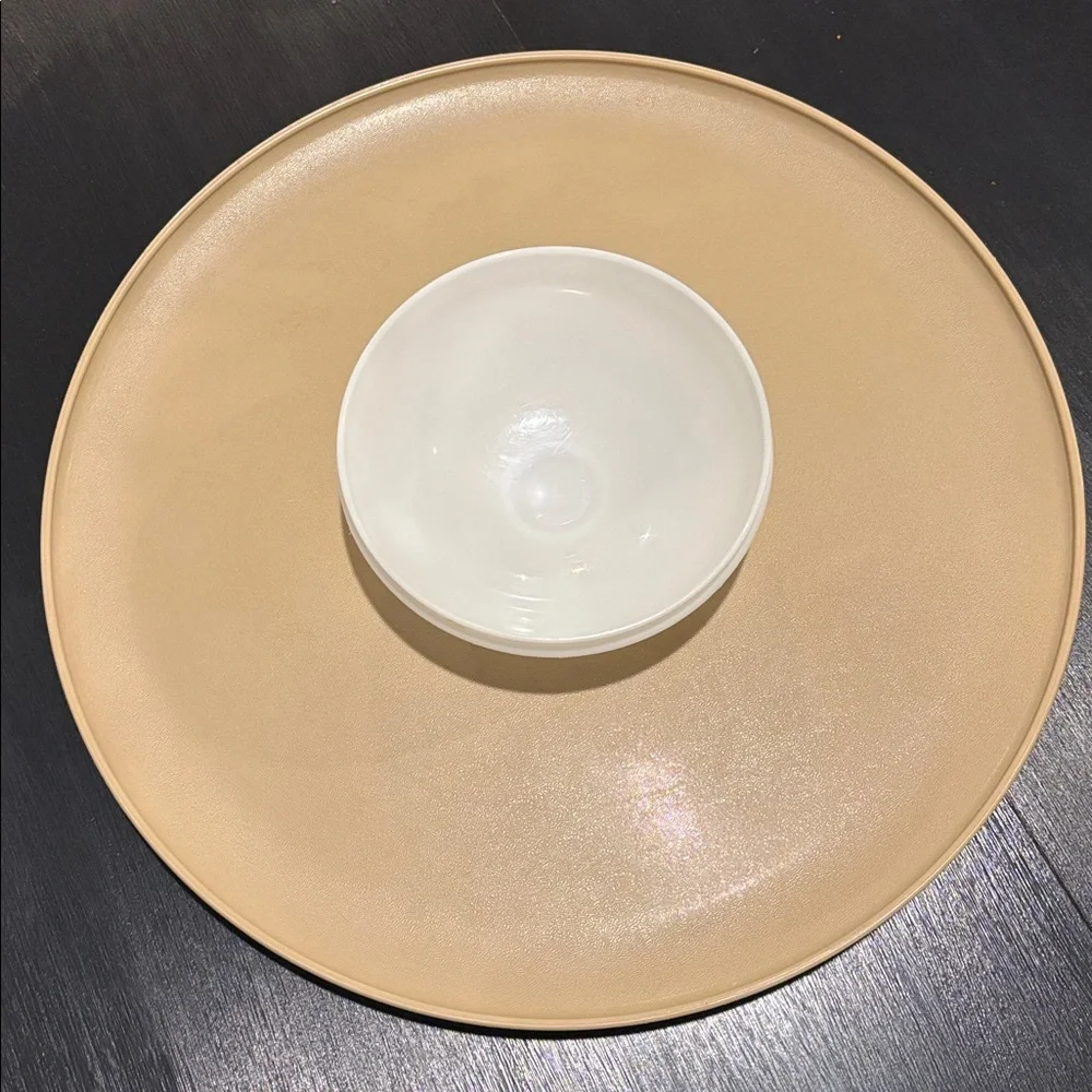 vintage Tupperware Dip 'N Serve Appetizer Veggie serving set